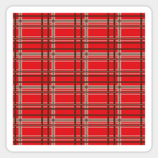 Buffalo,Checkered,Red Plaid Magnet